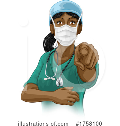 Nurse Clipart #1758100 by AtStockIllustration