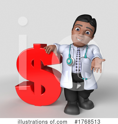 Royalty-Free (RF) Doctor Clipart Illustration by KJ Pargeter - Stock Sample #1768513