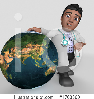 Royalty-Free (RF) Doctor Clipart Illustration by KJ Pargeter - Stock Sample #1768560