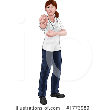 Nurse Clipart #1773989 by AtStockIllustration