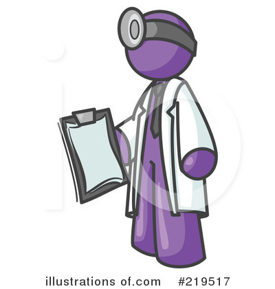 Royalty-Free (RF) Doctor Clipart Illustration by Leo Blanchette - Stock Sample #219517