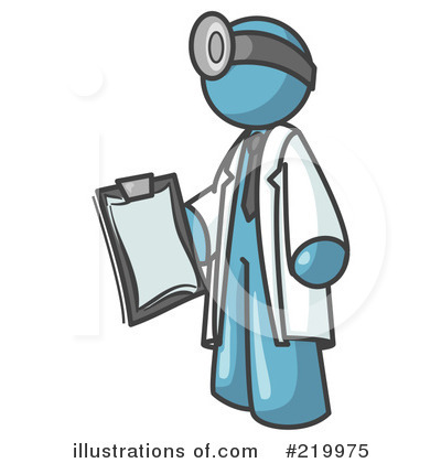 Royalty-Free (RF) Doctor Clipart Illustration by Leo Blanchette - Stock Sample #219975