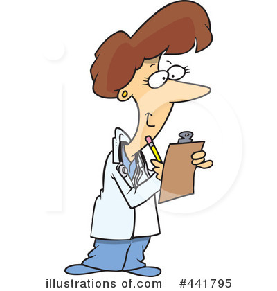 Royalty-Free (RF) Doctor Clipart Illustration by toonaday - Stock Sample #441795
