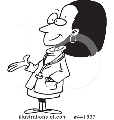Royalty-Free (RF) Doctor Clipart Illustration by toonaday - Stock Sample #441837