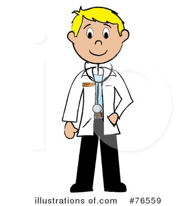 RoyaltyFree RF Doctor Clipart Illustration by Rogue Design and Image