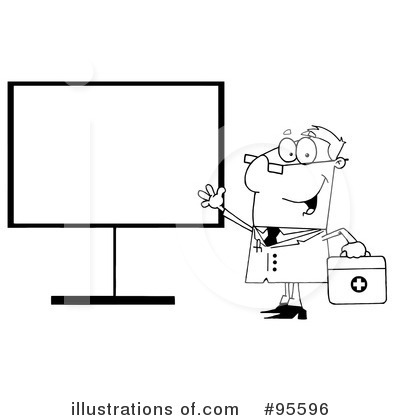 Royalty-Free (RF) Doctor Clipart Illustration by Hit Toon - Stock Sample #95596