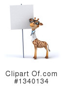 Doctor Giraffe Clipart #1340134 by Julos