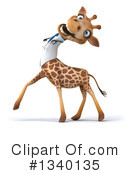 Doctor Giraffe Clipart #1340135 by Julos