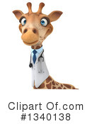 Doctor Giraffe Clipart #1340138 by Julos