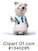Doctor Polar Bear Clipart #1340285 by Julos