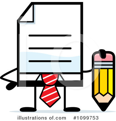 Royalty-Free (RF) Document Clipart Illustration by Cory Thoman - Stock Sample #1099753