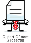 Document Clipart #1099755 by Cory Thoman