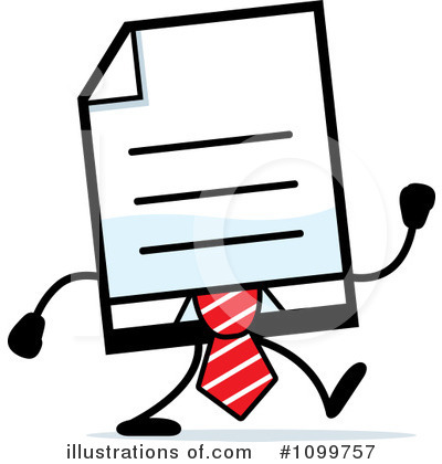 Royalty-Free (RF) Document Clipart Illustration by Cory Thoman - Stock Sample #1099757