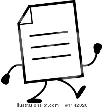 Royalty-Free (RF) Document Clipart Illustration by Cory Thoman - Stock Sample #1142020