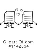 Document Clipart #1142034 by Cory Thoman