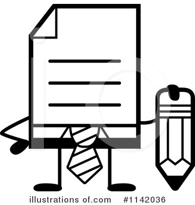 Royalty-Free (RF) Document Clipart Illustration by Cory Thoman - Stock Sample #1142036