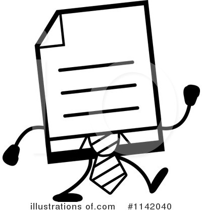 Royalty-Free (RF) Document Clipart Illustration by Cory Thoman - Stock Sample #1142040