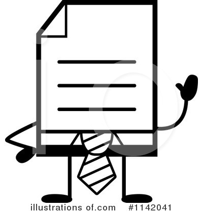 Royalty-Free (RF) Document Clipart Illustration by Cory Thoman - Stock Sample #1142041
