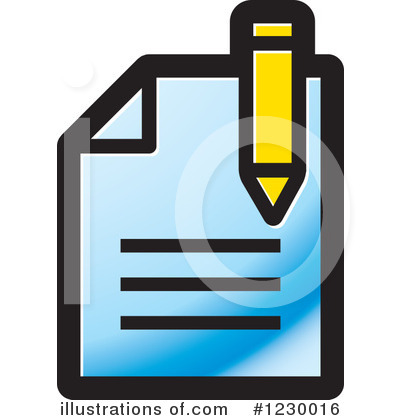 Royalty-Free (RF) Document Clipart Illustration by Lal Perera - Stock Sample #1230016