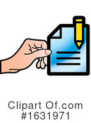 Document Clipart #1631971 by Lal Perera
