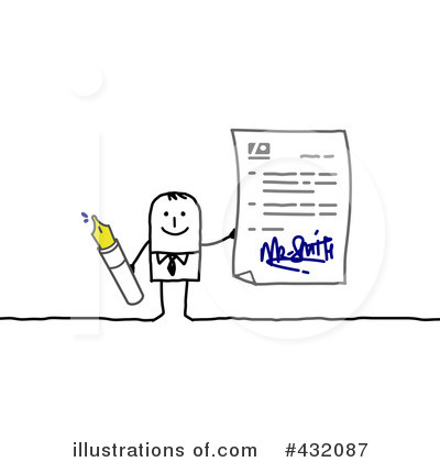 Contract Clipart #432087 by NL shop