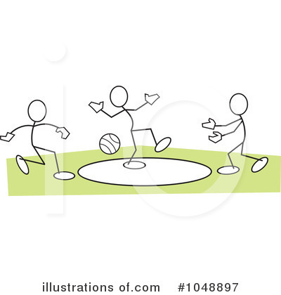 Dodge on Dodge Ball Clipart  1048897 By Johnny Sajem   Royalty Free  Rf  Stock