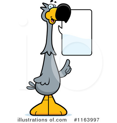 Royalty-Free (RF) Dodo Bird Clipart Illustration by Cory Thoman - Stock Sample #1163997