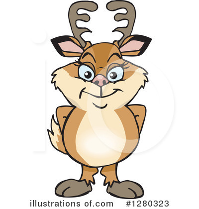 Doe Clipart #1280323 by Dennis Holmes Designs