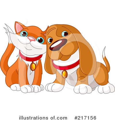 Cat And Dog Clipart #217156 by Pushkin