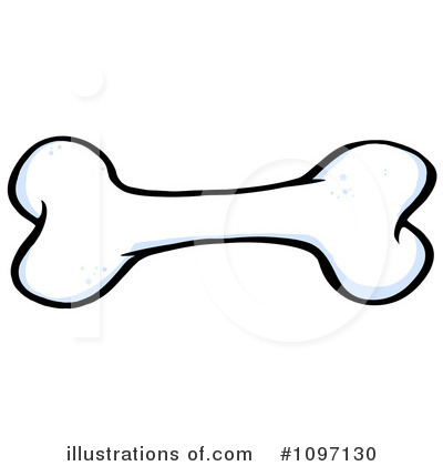 Royalty-Free (RF) Dog Bone Clipart Illustration by Hit Toon - Stock Sample #1097130