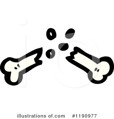 Royalty-Free (RF) Dog Bone Clipart Illustration by lineartestpilot - Stock Sample #1190977