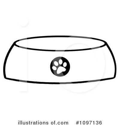 Dog Bowl Clipart #1097136 by Hit Toon