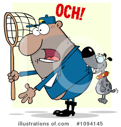 Royalty-Free (RF) Dog Catcher Clipart Illustration by Hit Toon - Stock Sample #1094145