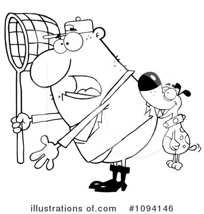 Royalty-Free (RF) Dog Catcher Clipart Illustration by Hit Toon - Stock Sample #1094146