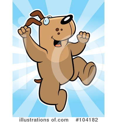 Royalty-Free (RF) Dog Clipart Illustration by Cory Thoman - Stock Sample #104182