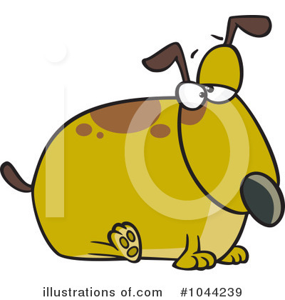 Royalty-Free (RF) Dog Clipart Illustration by toonaday - Stock Sample #1044239