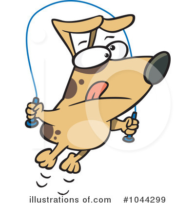 Royalty-Free (RF) Dog Clipart Illustration by toonaday - Stock Sample #1044299