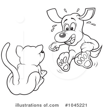 Royalty-Free (RF) Dog Clipart Illustration by dero - Stock Sample #1045221