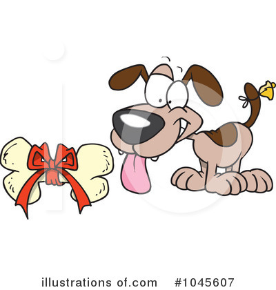 Royalty-Free (RF) Dog Clipart Illustration by toonaday - Stock Sample #1045607