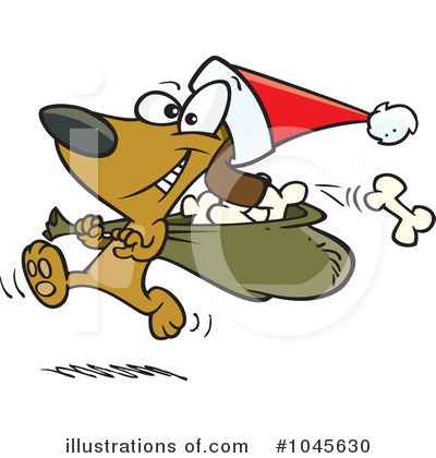 Royalty-Free (RF) Dog Clipart Illustration by toonaday - Stock Sample #1045630