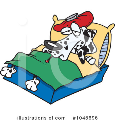 Royalty-Free (RF) Dog Clipart Illustration by toonaday - Stock Sample #1045696
