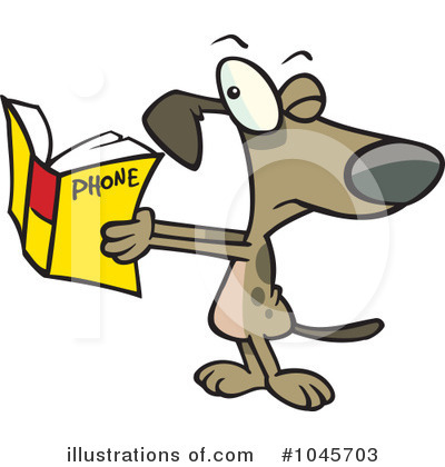 Royalty-Free (RF) Dog Clipart Illustration by toonaday - Stock Sample #1045703