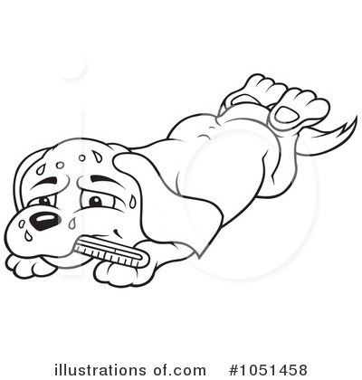 Royalty-Free (RF) Dog Clipart Illustration by dero - Stock Sample #1051458