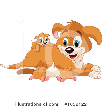 Royalty-Free (RF) Dog Clipart Illustration by Pushkin - Stock Sample #1052122