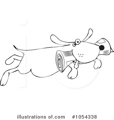 Royalty-Free (RF) Dog Clipart Illustration by djart - Stock Sample #1054338