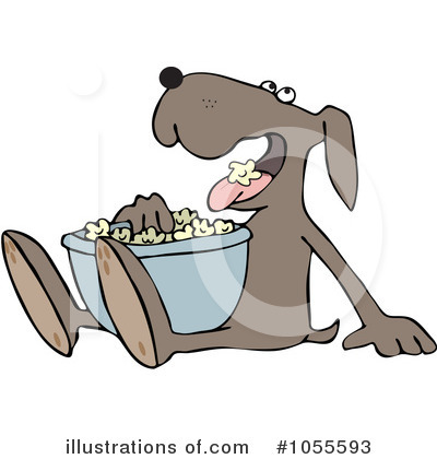 Royalty-Free (RF) Dog Clipart Illustration by djart - Stock Sample #1055593