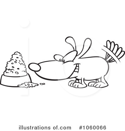 Royalty-Free (RF) Dog Clipart Illustration by toonaday - Stock Sample #1060066