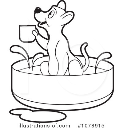 Royalty-Free (RF) Dog Clipart Illustration by Lal Perera - Stock Sample #1078915