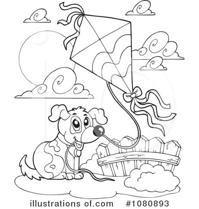 Royalty-Free (RF) Dog Clipart Illustration by visekart - Stock Sample #1080893
