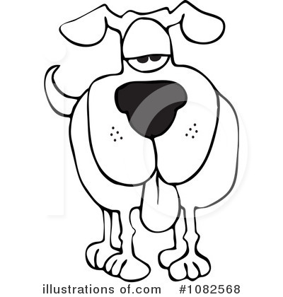 Royalty-Free (RF) Dog Clipart Illustration by djart - Stock Sample #1082568